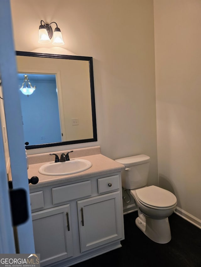 312 Overview Dr, Canton, GA 30114 - bathroom with toilet and vanity
