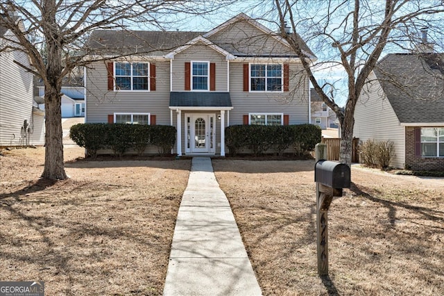 view of front of property