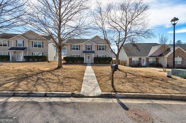 view of front of home featuring a residential view