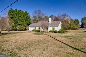 view of front of home with an attached garage