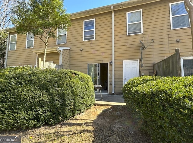 view of rear view of house