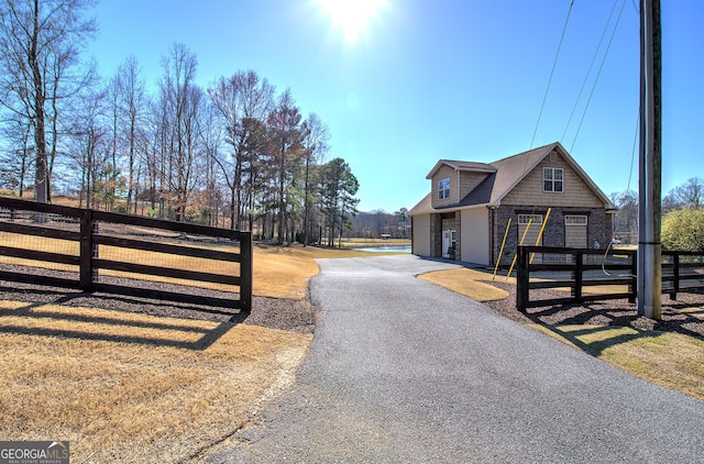 view of street featuring driveway