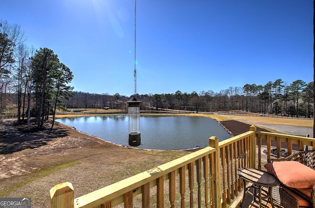 property view of water