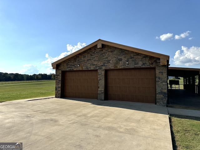 exterior space with driveway