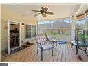 4335 Lakeside Blvd, Monroe, GA 30655 - wooden terrace featuring ceiling fan