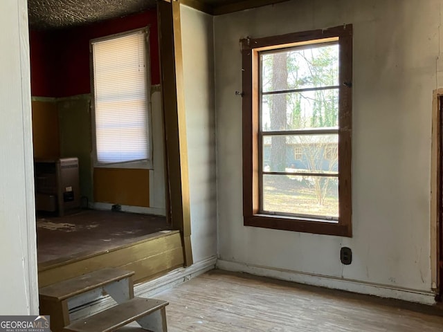 interior space featuring wood finished floors