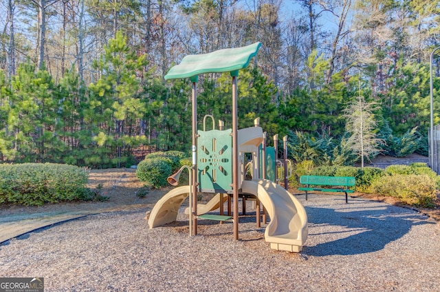 view of communal playground