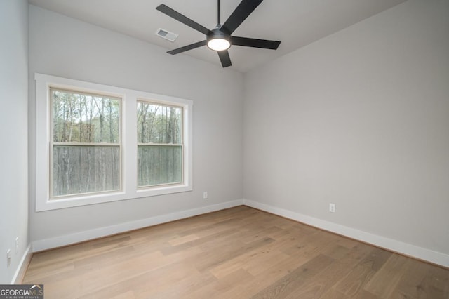 544 Lemmon Ln, Ellijay, GA 30540 - unfurnished room with light wood-style flooring, visible vents, and baseboards