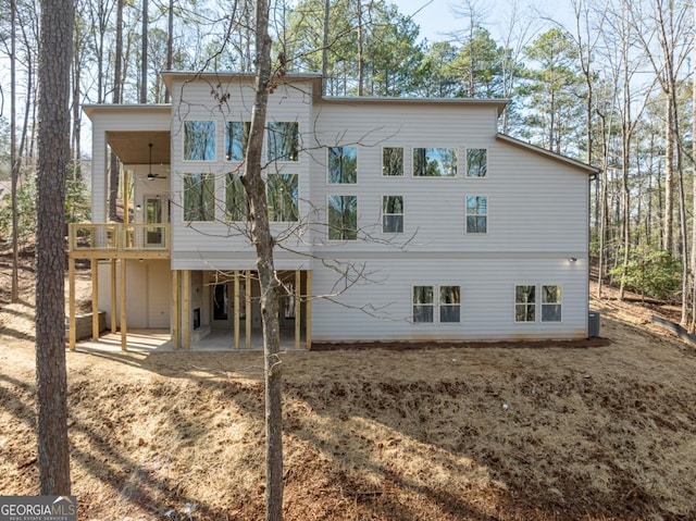 544 Lemmon Ln, Ellijay, GA 30540 - rear view of house featuring a patio