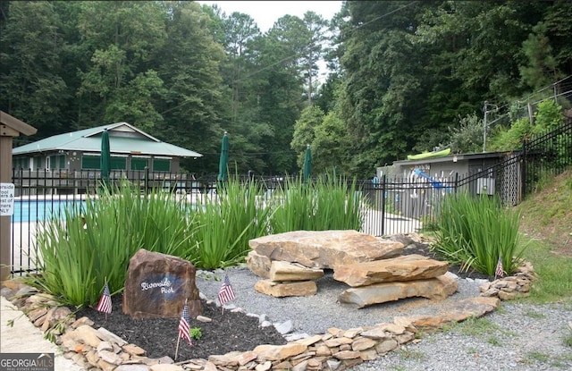 544 Lemmon Ln, Ellijay, GA 30540 - view of yard featuring fence