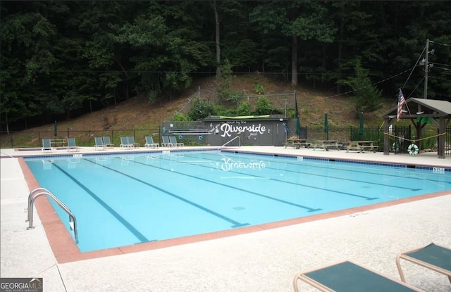 544 Lemmon Ln, Ellijay, GA 30540 - community pool featuring fence and a patio