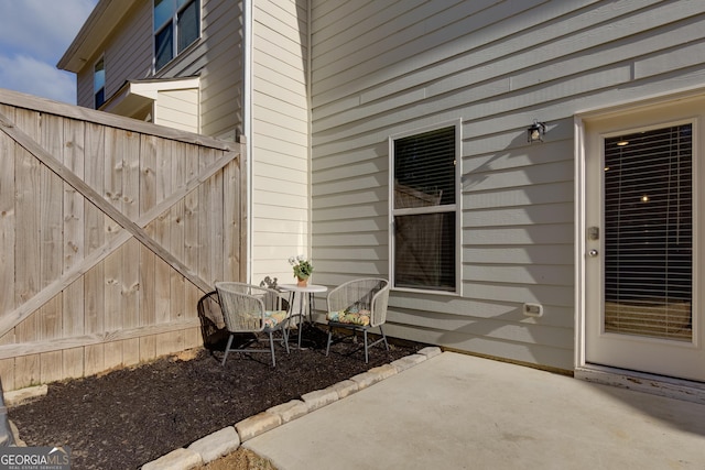 5620 Berney Cir, Powder Springs, GA 30127 - view of patio / terrace with fence and outdoor dining area