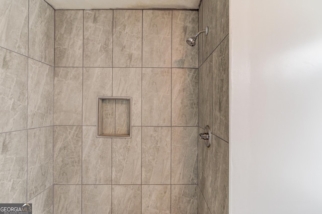 details featuring tiled shower