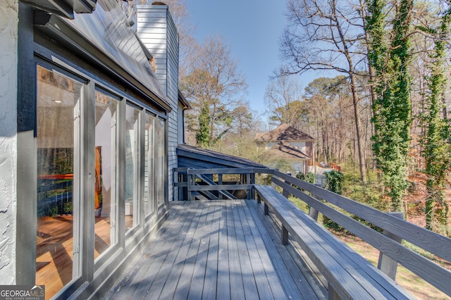 view of deck