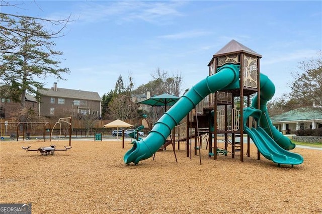 view of communal playground