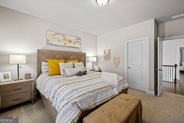 4590 Gablestone Xing, Hoschton, GA 30548 - bedroom with light carpet and baseboards