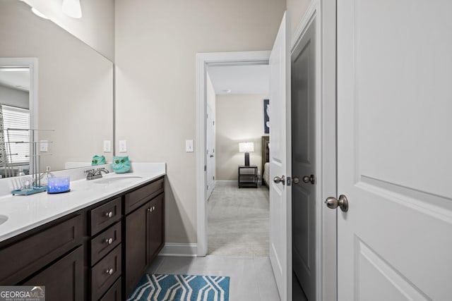 4590 Gablestone Xing, Hoschton, GA 30548 - full bath with double vanity and baseboards