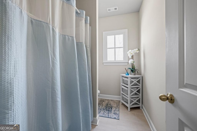 4590 Gablestone Xing, Hoschton, GA 30548 - bathroom with tile patterned floors, baseboards, and toilet