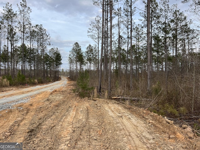 view of road