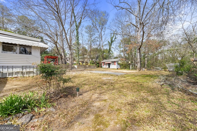 view of yard