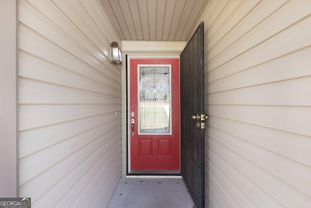 view of entrance to property