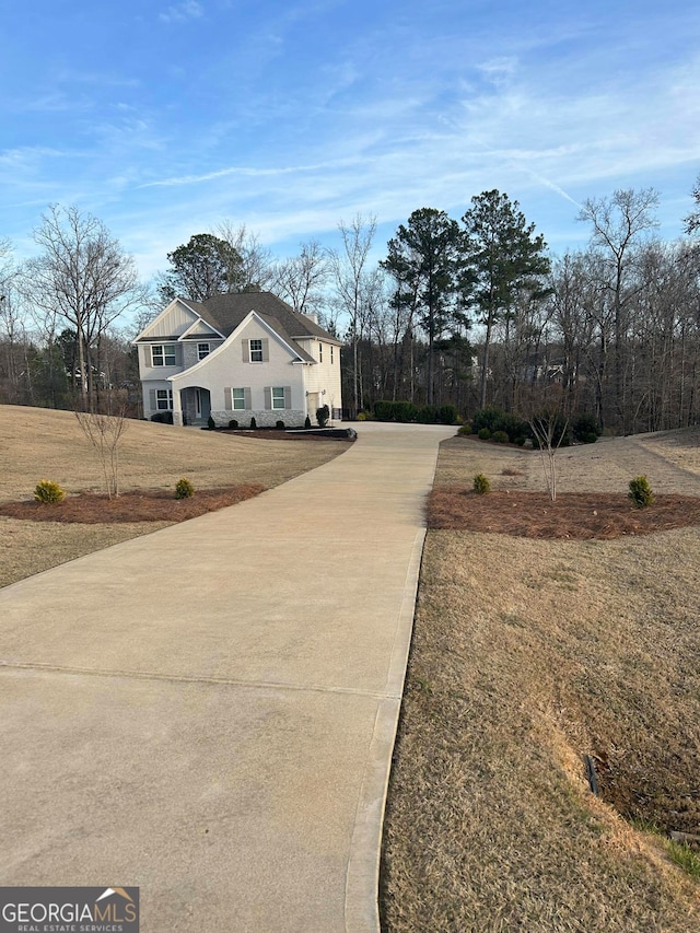 exterior space with driveway