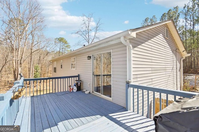 view of deck