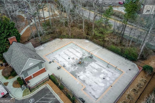 drone / aerial view