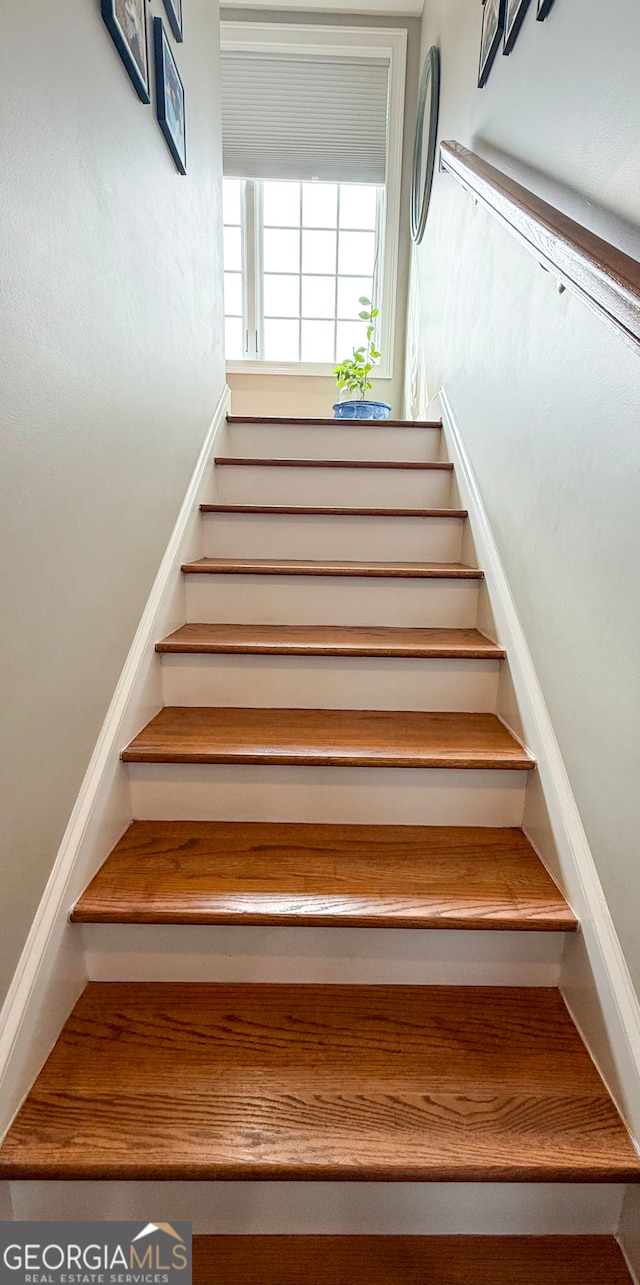 view of staircase