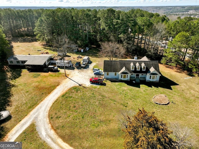 1505 Ozora Rd, Loganville, GA 30052 - aerial view with a forest view