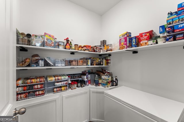 view of pantry