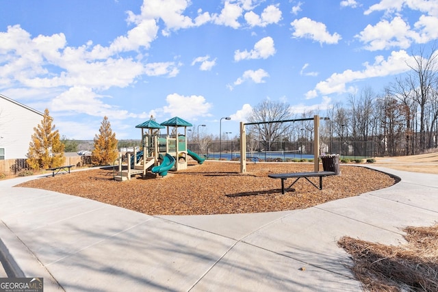 view of community play area