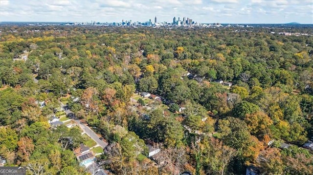 1270 Graymont Dr, Atlanta, GA 30310 - aerial view featuring a city view and a view of trees