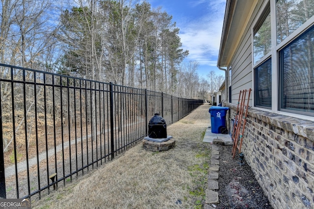 doorway to property featuring a porch and brick siding