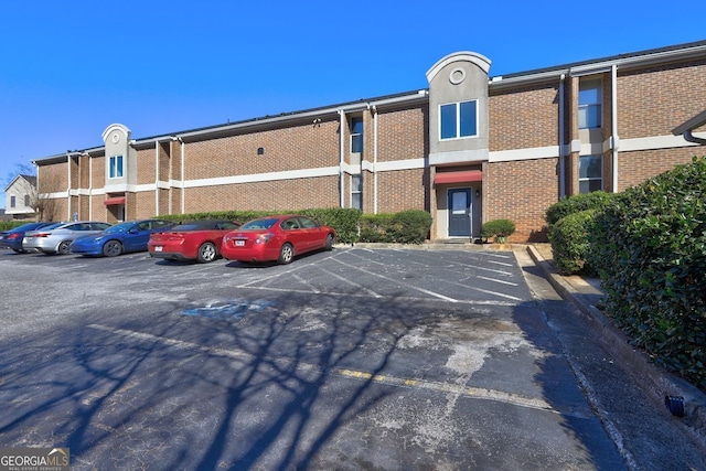 view of uncovered parking lot