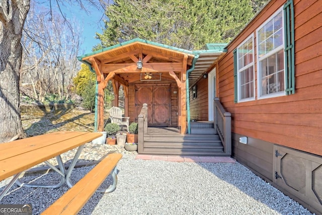 664 River Vista Dr, Dillard, GA 30537 - view of patio
