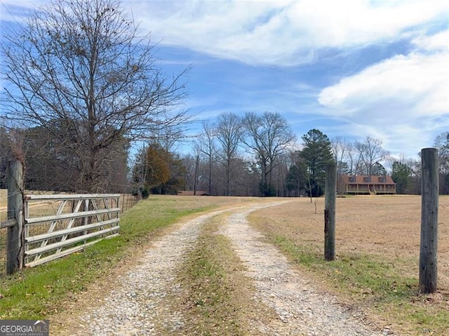 view of street with driveway