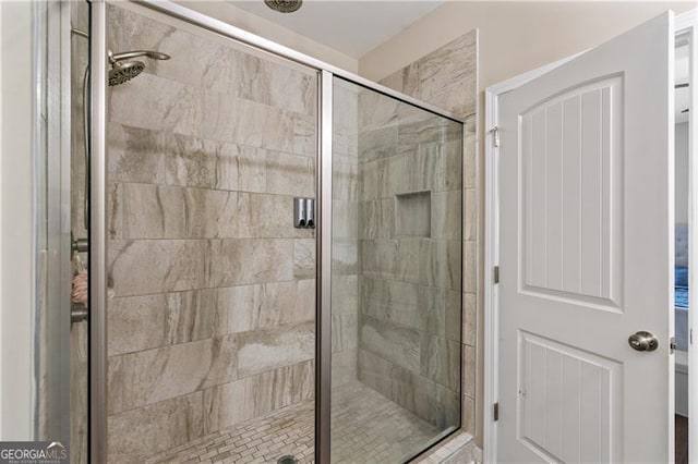 full bath with a stall shower