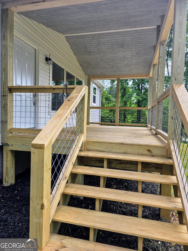 2859 Fortner Rd, Ball Ground, GA 30107 - view of deck