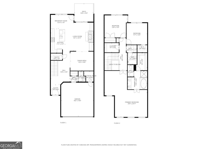 2275 W Village Ln SE, Smyrna, GA 30080 - floor plan