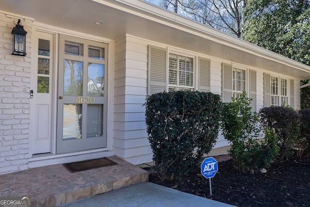 view of entrance to property