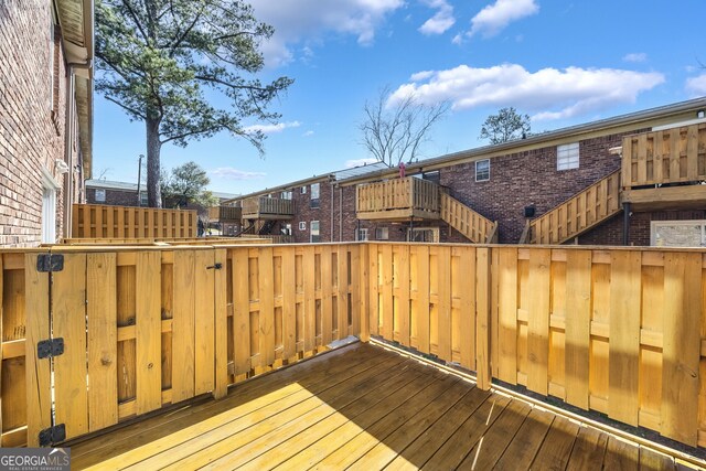 5629 Kingsport Dr Unit 11, Atlanta, GA 30342 - view of wooden terrace