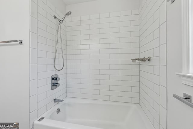 full bathroom with  shower combination