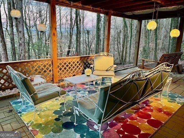 153 Coleman Heights Ln, Rabun Gap, GA 30568 - view of sunroom / solarium