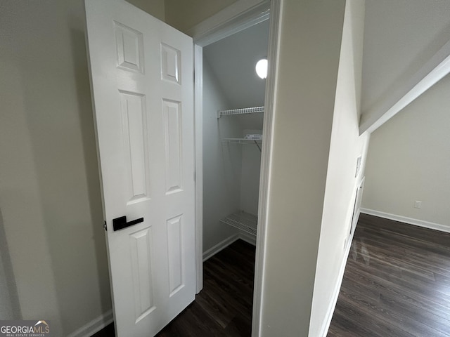 view of closet