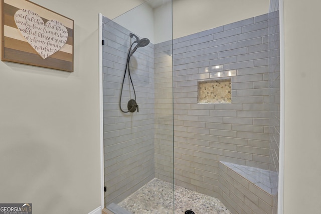 90 Jefferson Rd, Statham, GA 30666 - full bath with tiled shower
