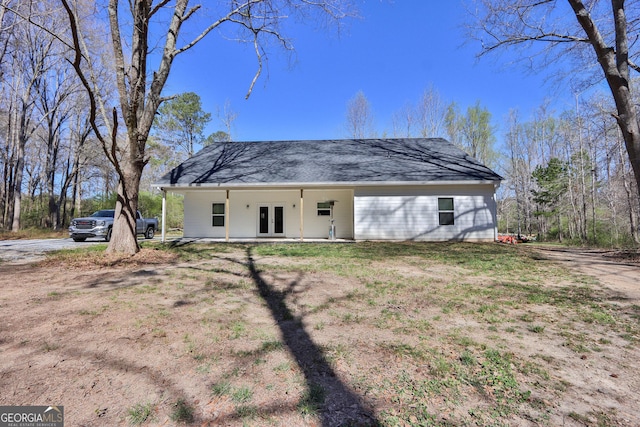 90 Jefferson Rd, Statham, GA 30666 - back of house with french doors