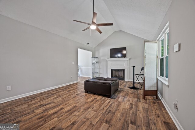 dining area with french doors, dark wood-type flooring, and baseboards
