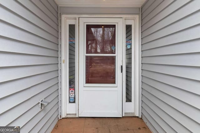 view of property entrance