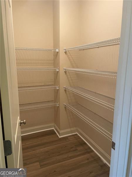 view of storage area